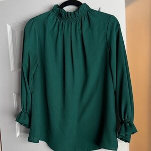 Chic Emerald Women's Blouse
